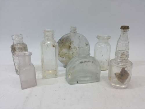 Vintage small bottle collection