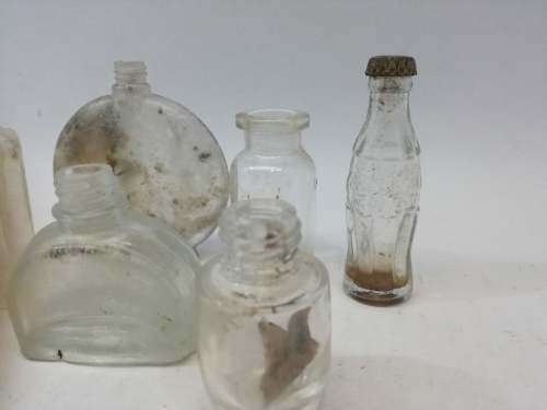 Vintage small bottle collection