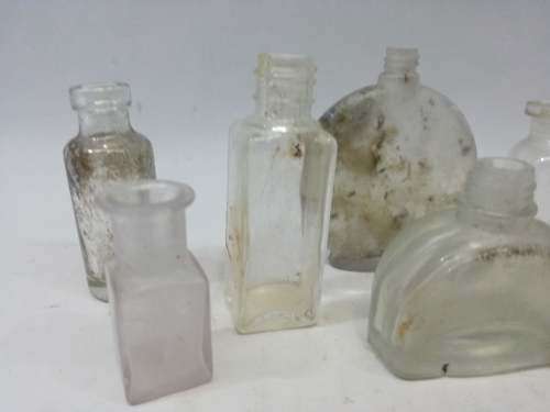 Vintage small bottle collection