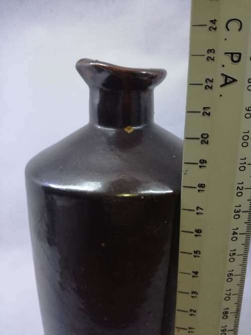 Big stoneware bottle