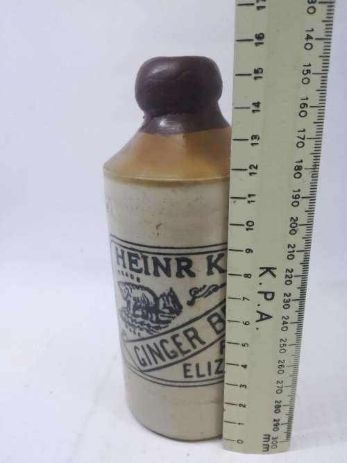 Ginger Beer Bottle Antique - HEINR KAMP Port Elizabeth