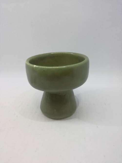 Small green vintage vase