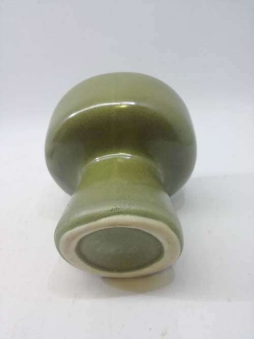 Small green vintage vase