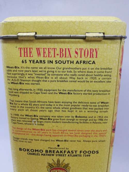 Vintage Bokomo Weetbix Tin