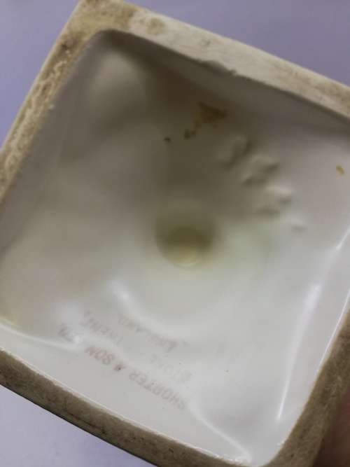 Vintage 1950`s Greek Urn Vase shorter and Son Limited Stoke On Trent Pottery