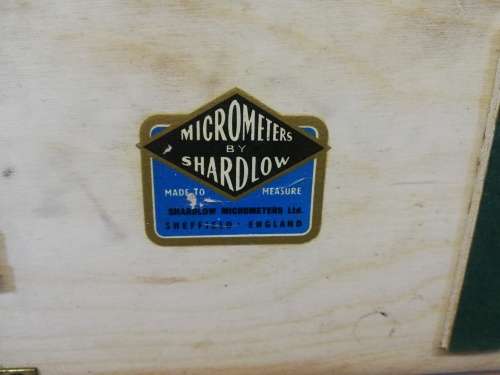 Vintage  `SHARDLOW` COMBINATION DEPTH MICROMETER SET + CASE