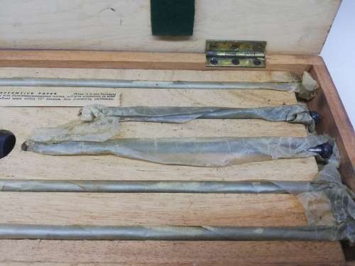 Vintage  `SHARDLOW` COMBINATION DEPTH MICROMETER SET + CASE