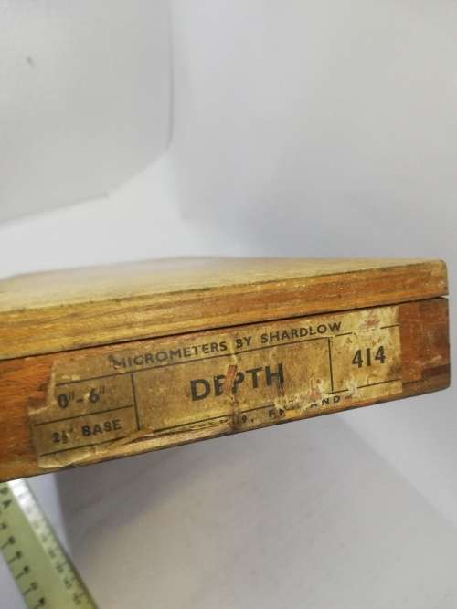 Vintage  `SHARDLOW` COMBINATION DEPTH MICROMETER SET + CASE