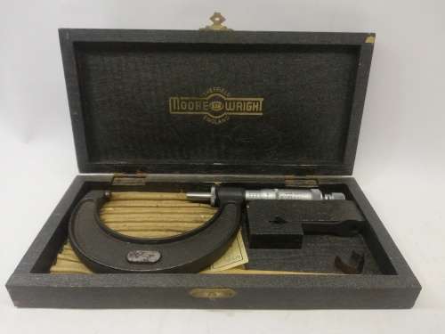 Vintage `Moore & Wright 2-3`  Micrometer - Made In England