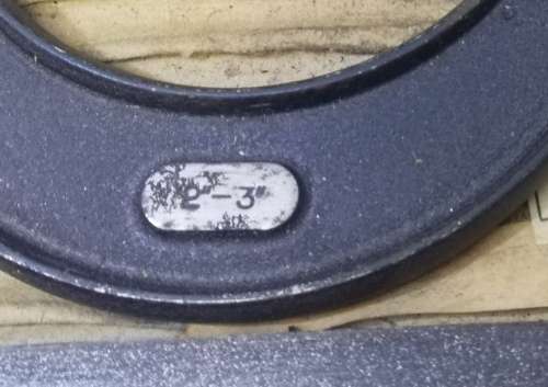 Vintage `Moore & Wright 2-3`  Micrometer - Made In England