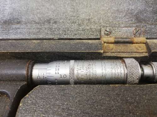 Vintage `Moore & Wright 1-2 Micrometer - Made In England