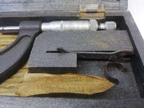 Vintage `Moore & Wright 1-2 Micrometer - Made In England