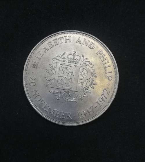 20 November 1947 - 1972 Elizabeth and Philip Coin