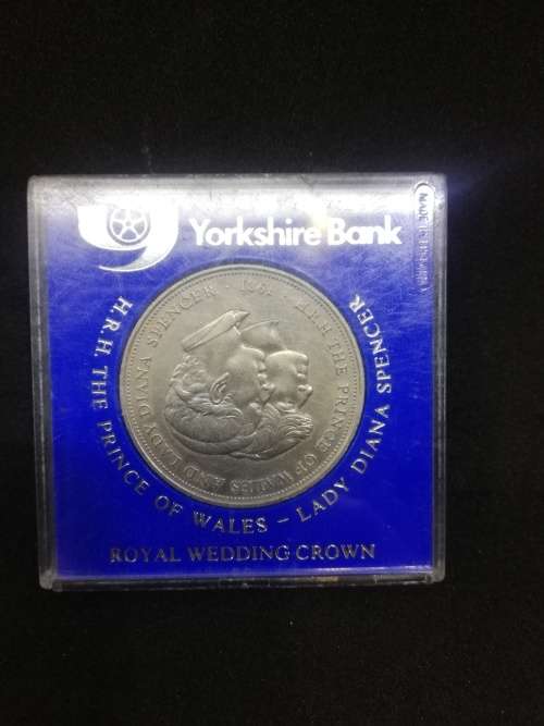 Charles and Diana Royal Wedding Commemorative Crown 1981 Coin