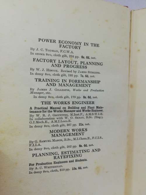 Vintage Ratefixing and Estimating for Engineers Joseph C. Freeman Hardcover
