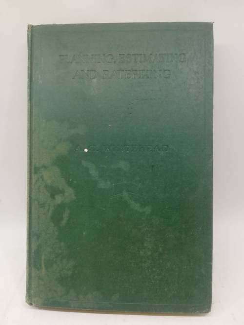 Vintage Planning estimating and ratefixing A C Whitehead