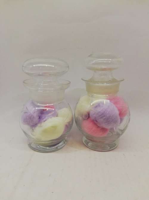 Glass dispenser bottles