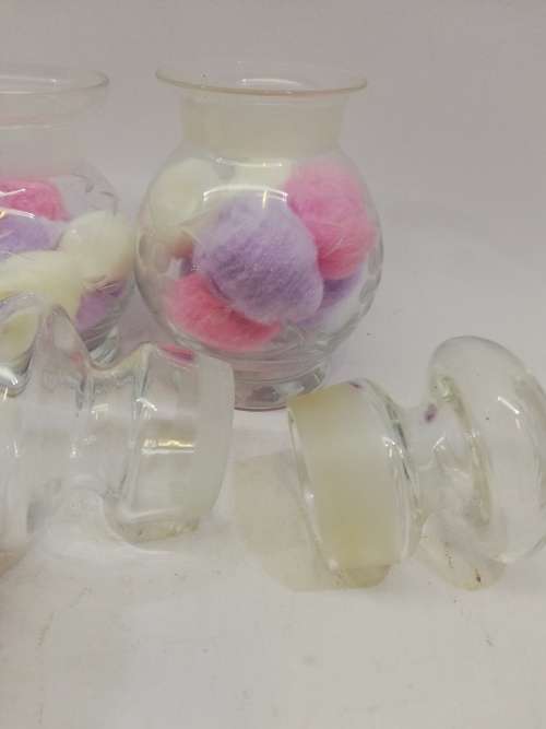 Glass dispenser bottles