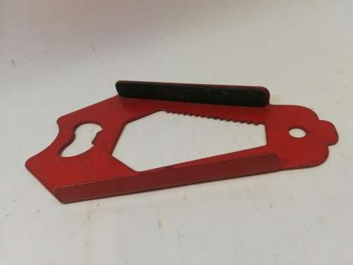 Red metal kitchen tool - opener