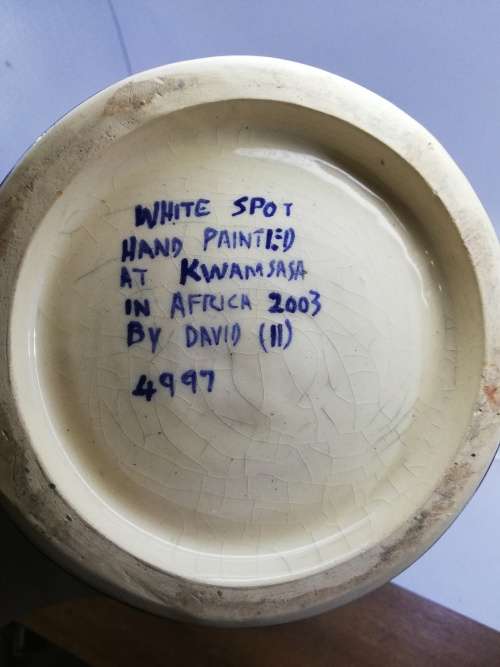 Stunning hand painted vase