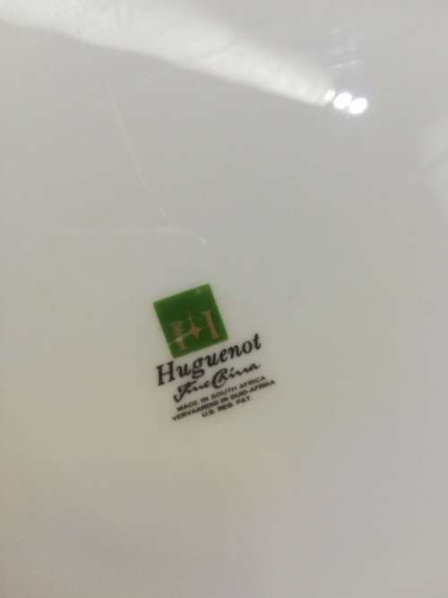 Huguenot Fine China Stellenryck Wijn Musuem Stellenbosch Plate