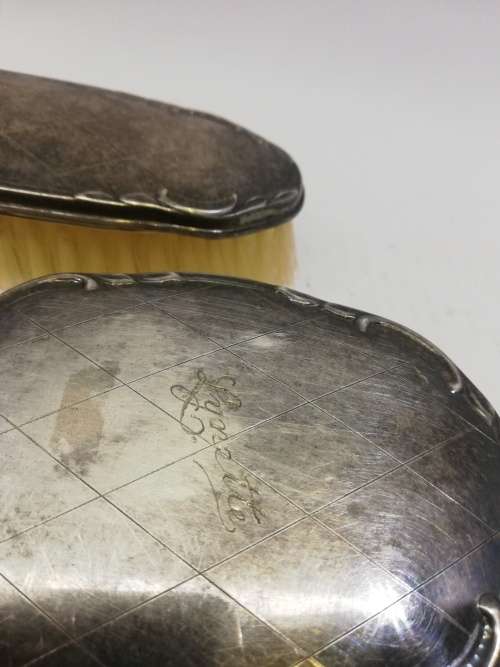 Vintage Alpaca 4 piece vanity set - Lynette 19-3-1963