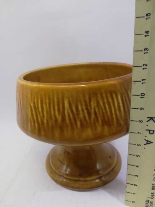Vintage footed vase