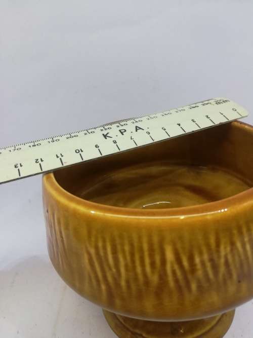 Vintage footed vase
