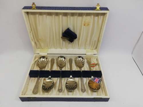 Box set of spoons Sheffield Sepelia England