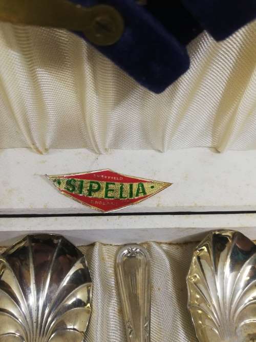 Box set of spoons Sheffield Sepelia England
