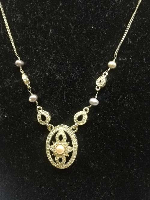Gold color necklace