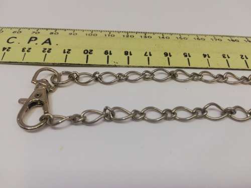 Leather on chain necklace