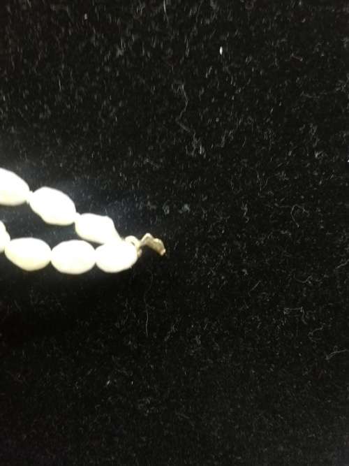 Double string real rice pearl - clasp needs replacing - Beautiful!