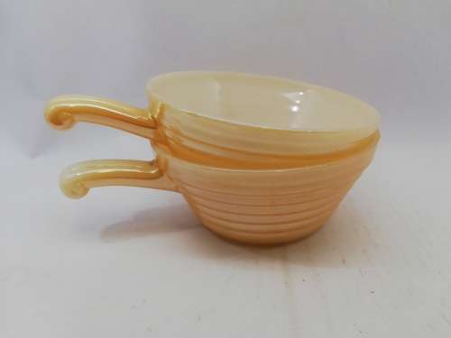 Two Fire King bowls