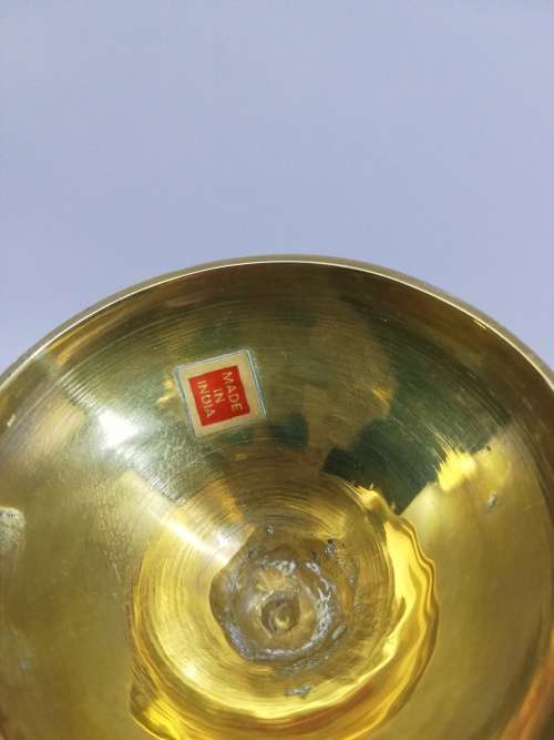 Two brass Candle holders