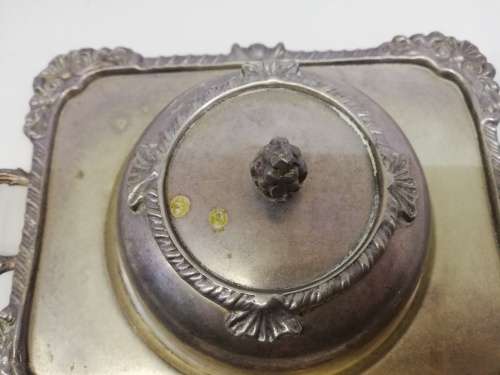 Seranco EPNS B M Mount Butter dish