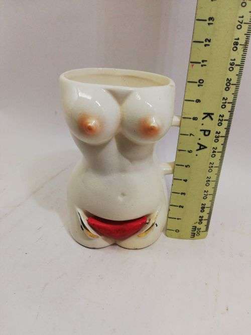 Vintage boob mug