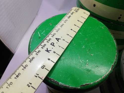 Green and white stripe Set Goodhope ware tins! LOOK! What a find!