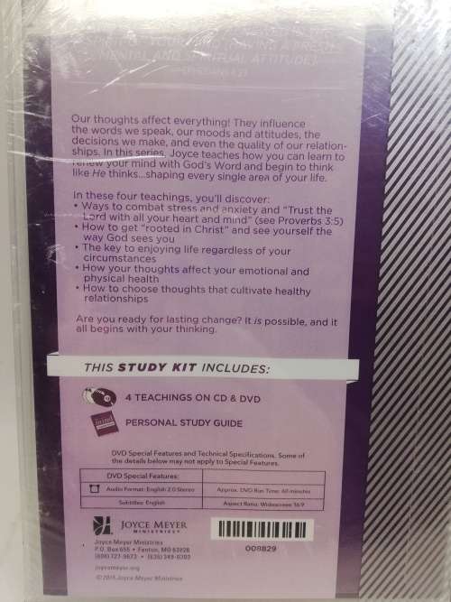 The Mind Connection Study Guide By Joyce Meyer