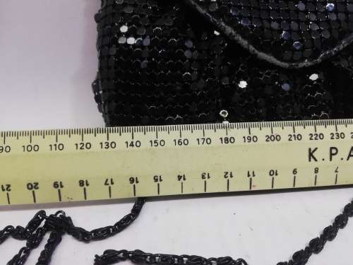 Vintage shimmering metal evening bag