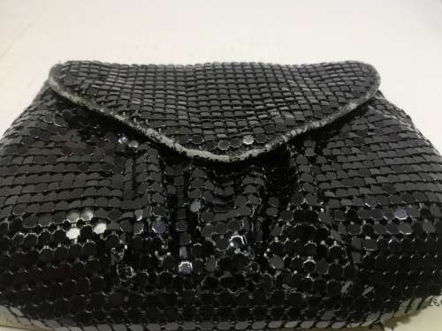 Vintage shimmering metal evening bag