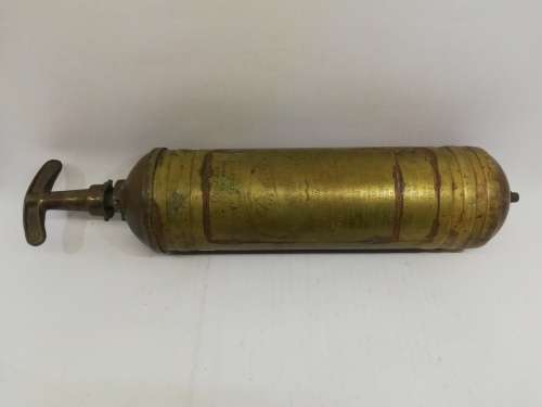 Vintage Brass Fire Extinguisher