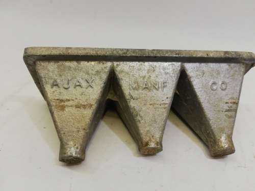 Vintage fishing lead weight mold