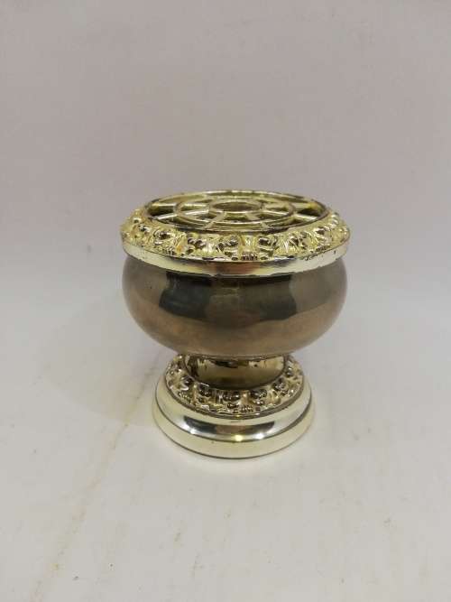 Silver plated vintage posy vase