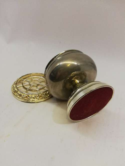 Silver plated vintage posy vase