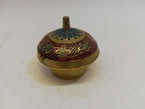 Vintage screw top pill box