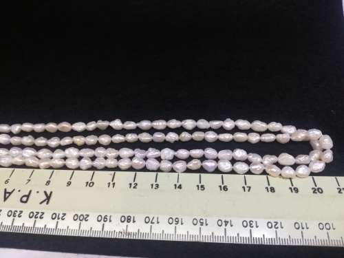 Perfect string of beautiful fresh water pearls