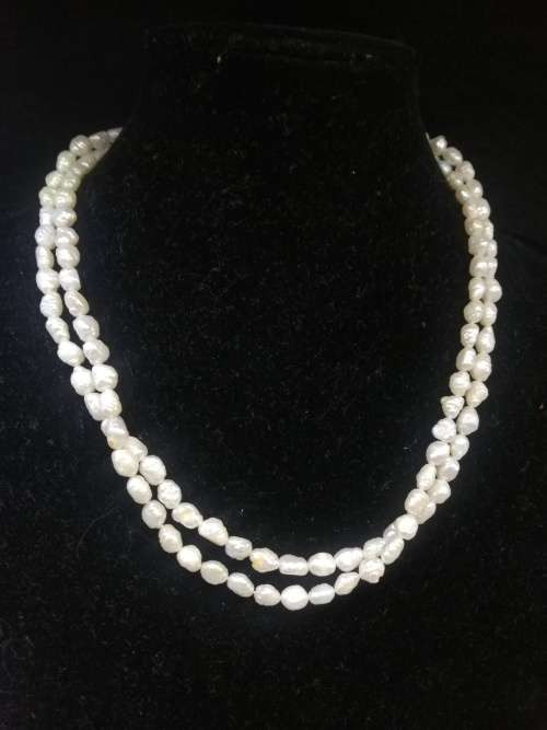 Perfect string of beautiful fresh water pearls