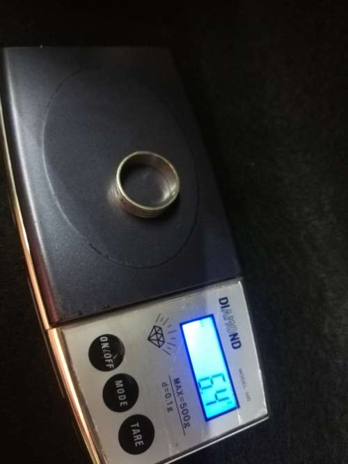 Sterling silver ring 6.4g