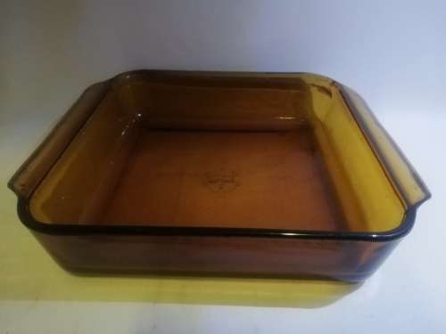 Vintage Amber Fire King Anchor Hocking dish